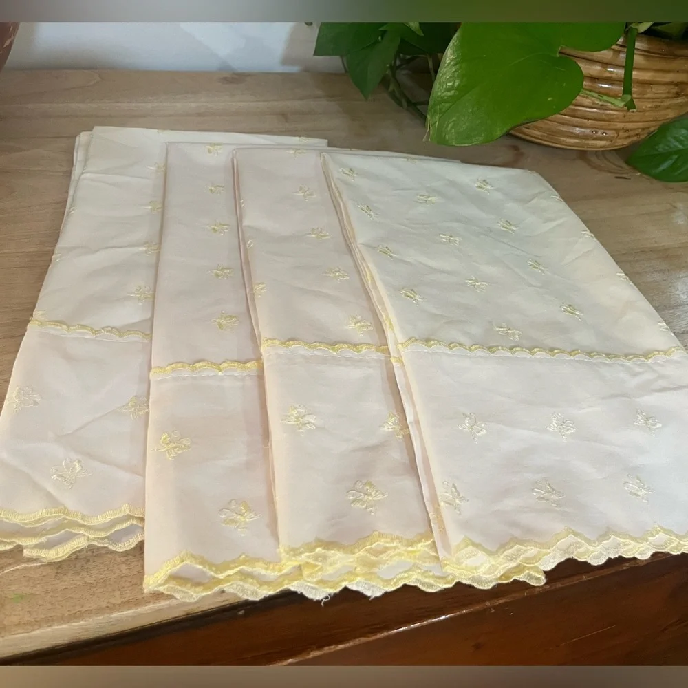 Vintage curtains 4 Panels